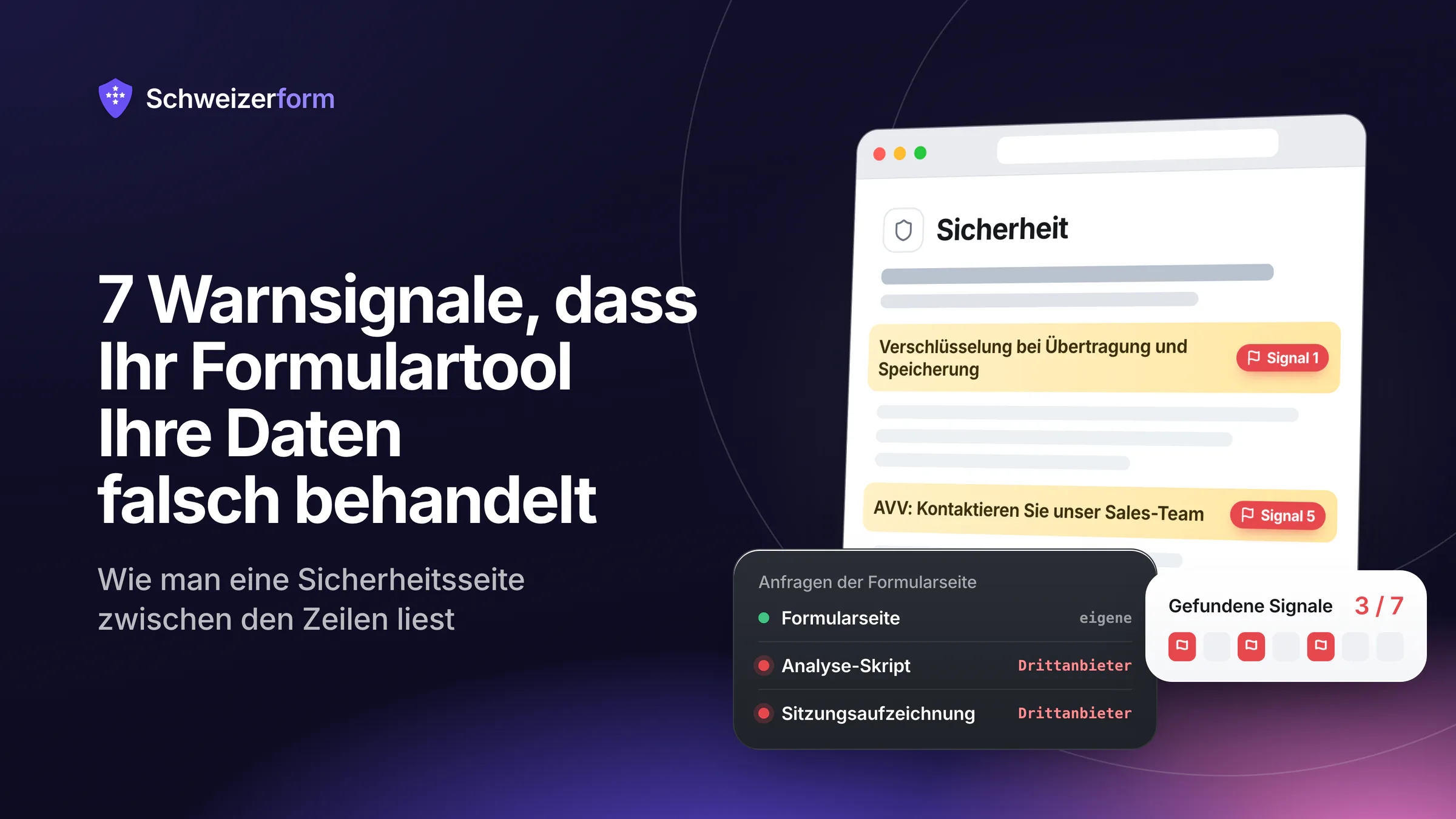 7 Warnsignale, dass Ihr Formular-Tool Ihre Daten falsch behandelt