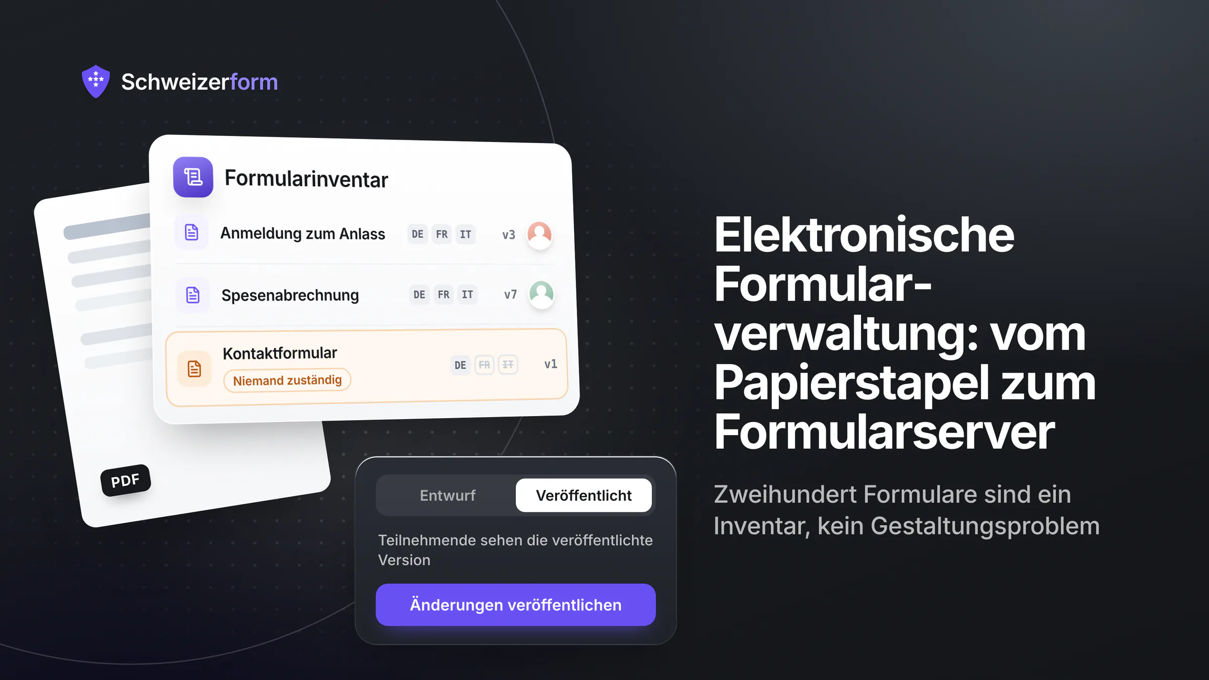Elektronische Formularverwaltung — vom Papierstapel zum Formularserver