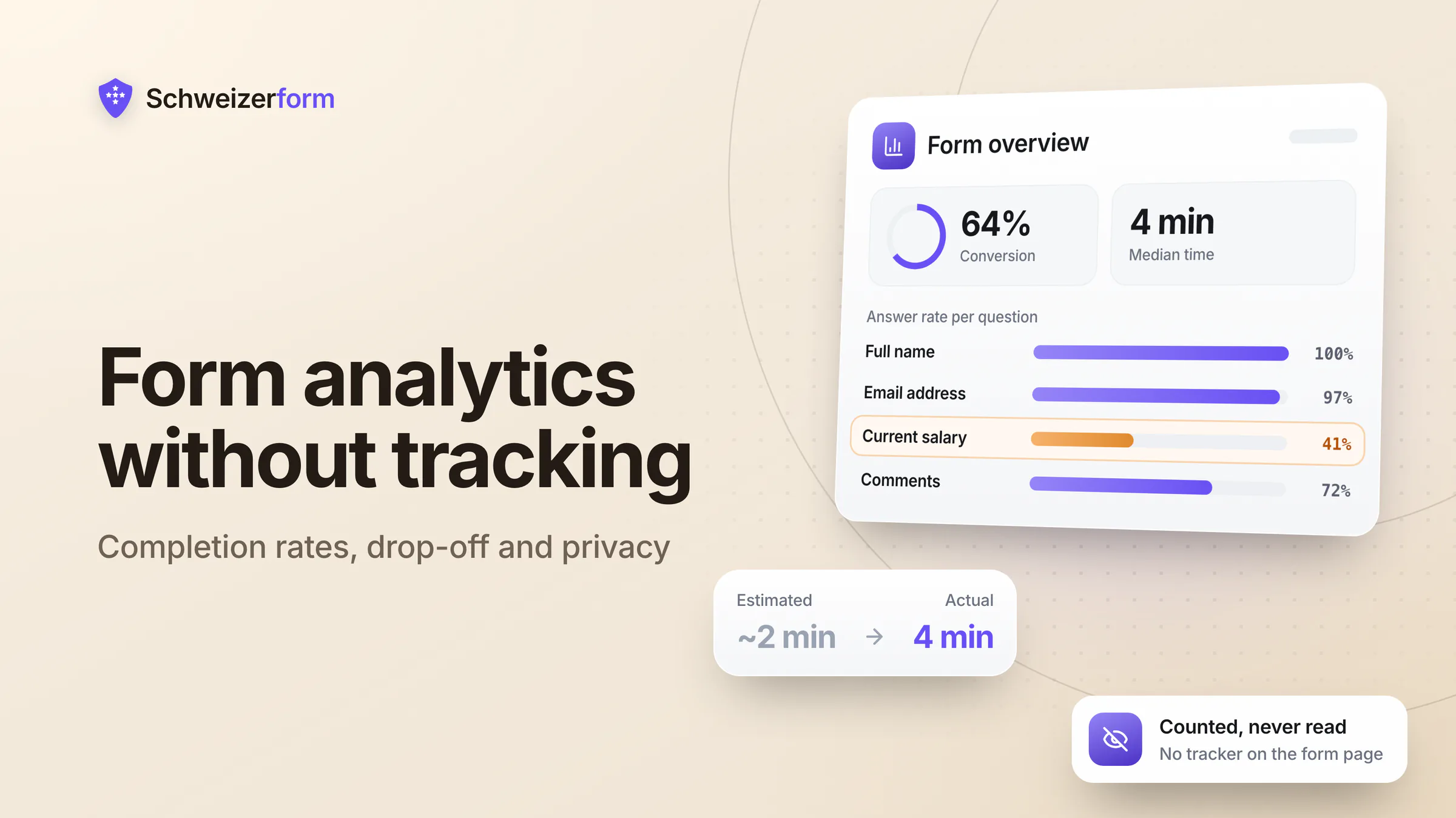 Form Analytics Without Tracking — Completion Rates, Drop-Off and Privacy