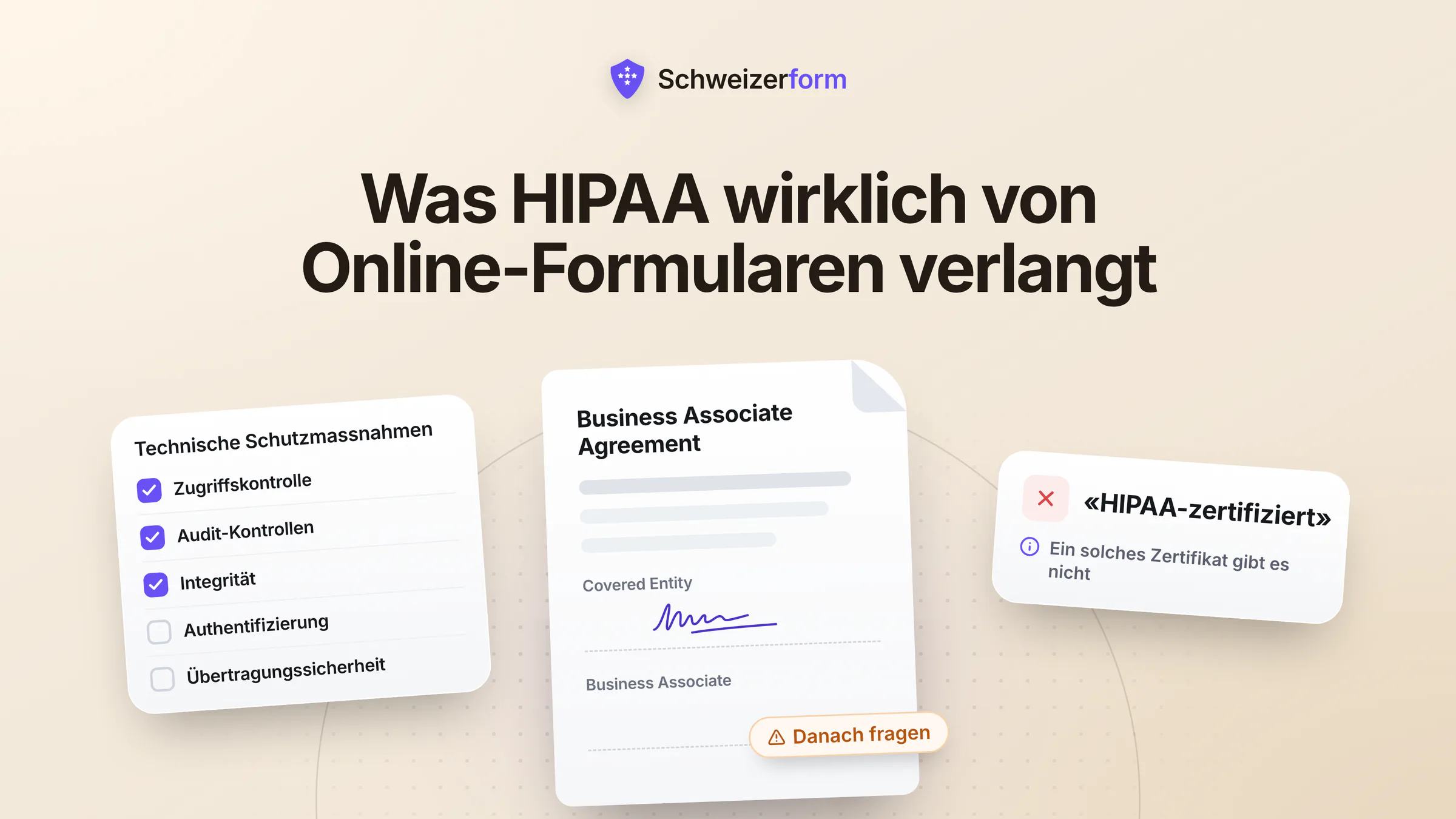 HIPAA-konforme Formularerfassung