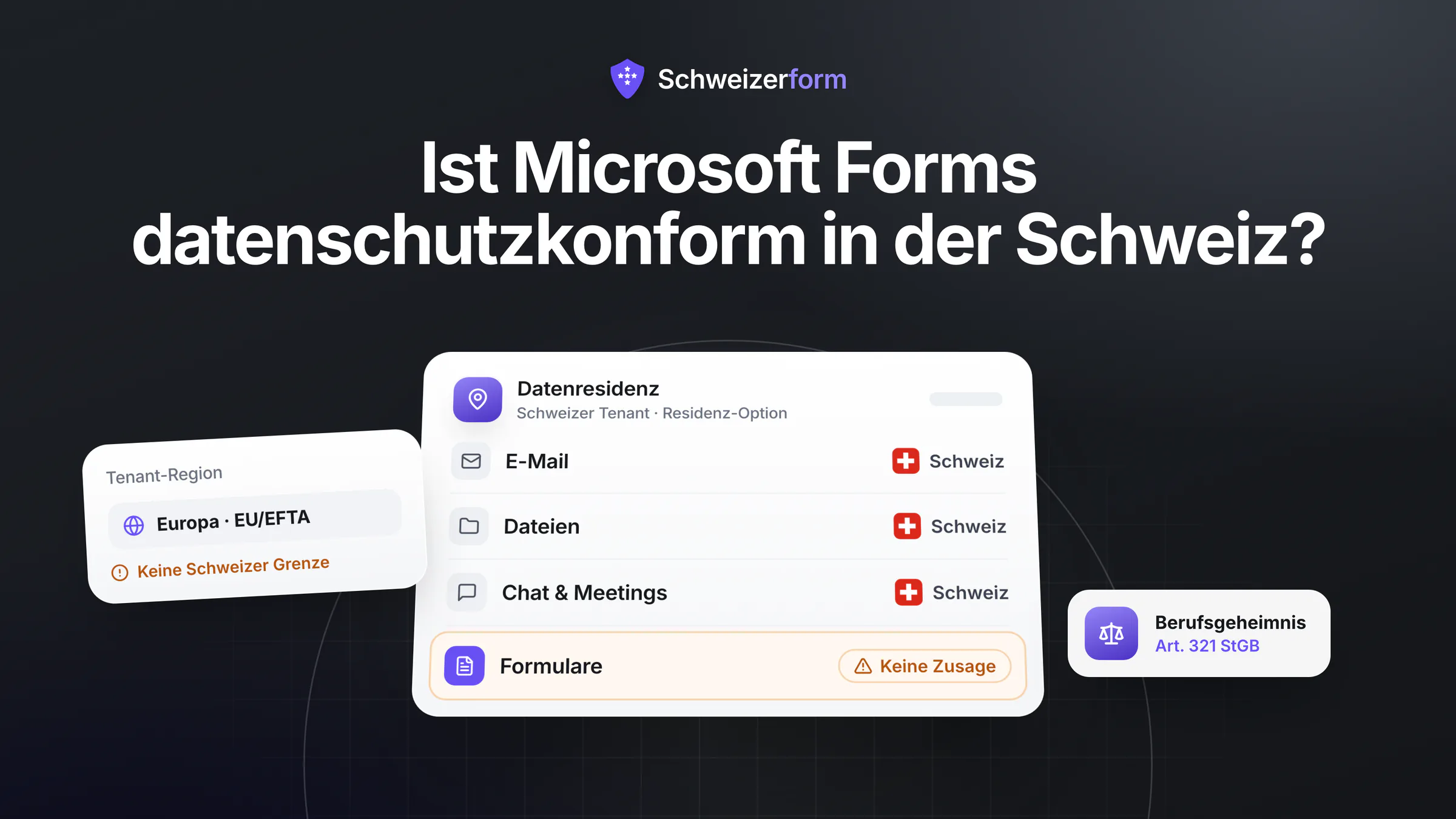 Ist Microsoft Forms datenschutzkonform in der Schweiz?