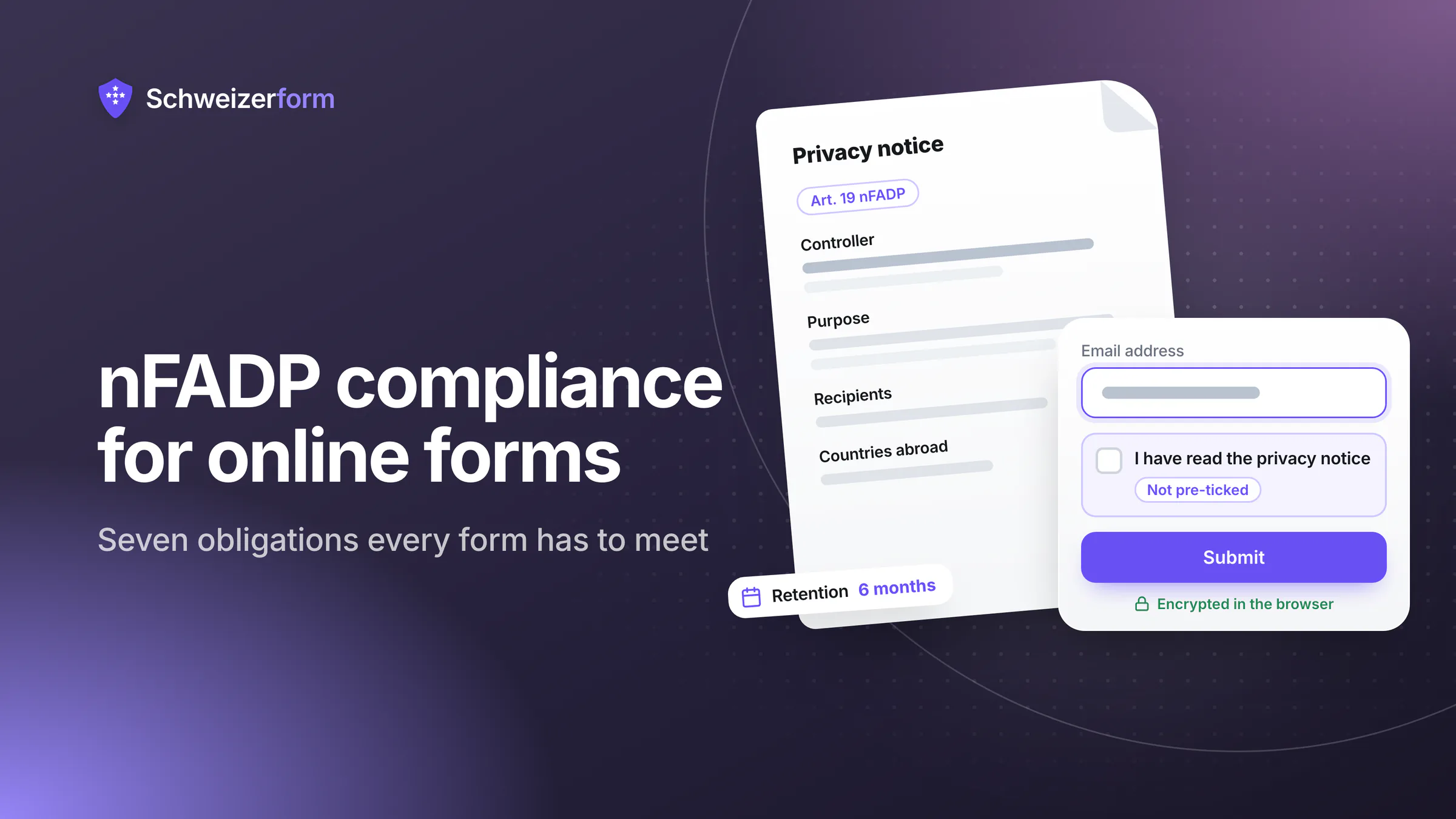 nFADP Compliance for Online Forms