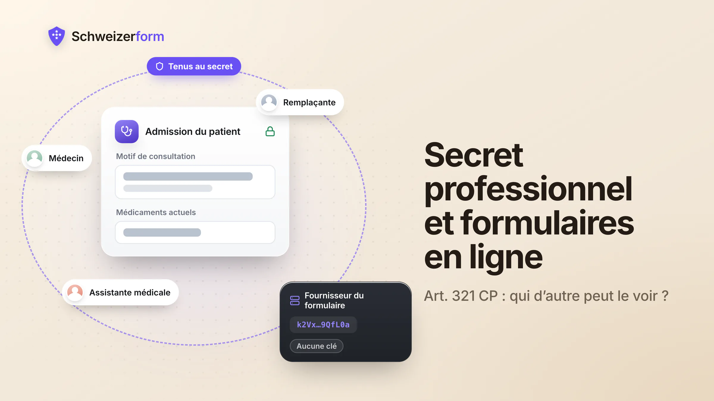 Secret professionnel et formulaires en ligne en Suisse (art. 321 CP)