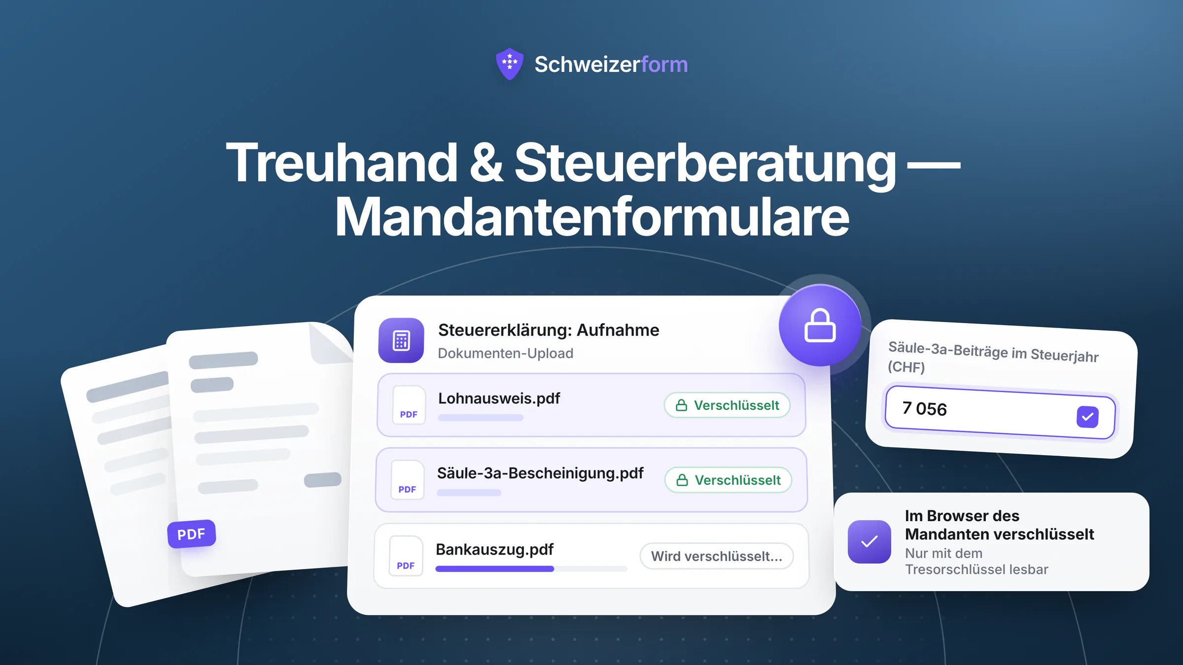 Treuhand & Steuerberatung — Mandantenformulare