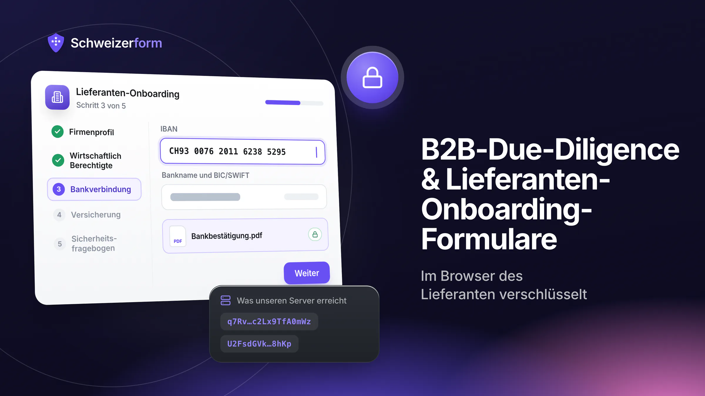 B2B-Due-Diligence & Lieferanten-Onboarding-Formulare