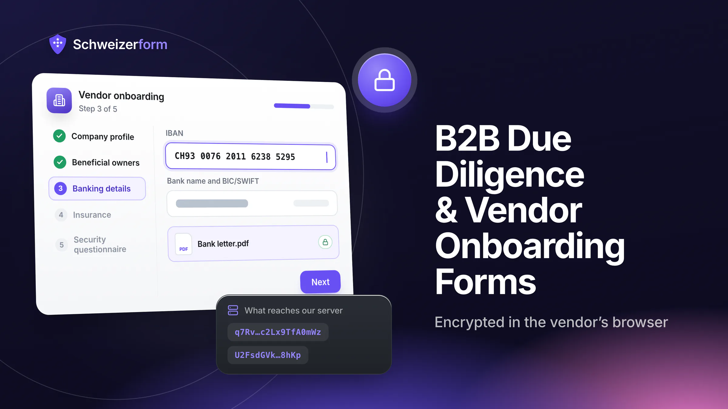 B2B Sales Due Diligence & Vendor Onboarding Forms