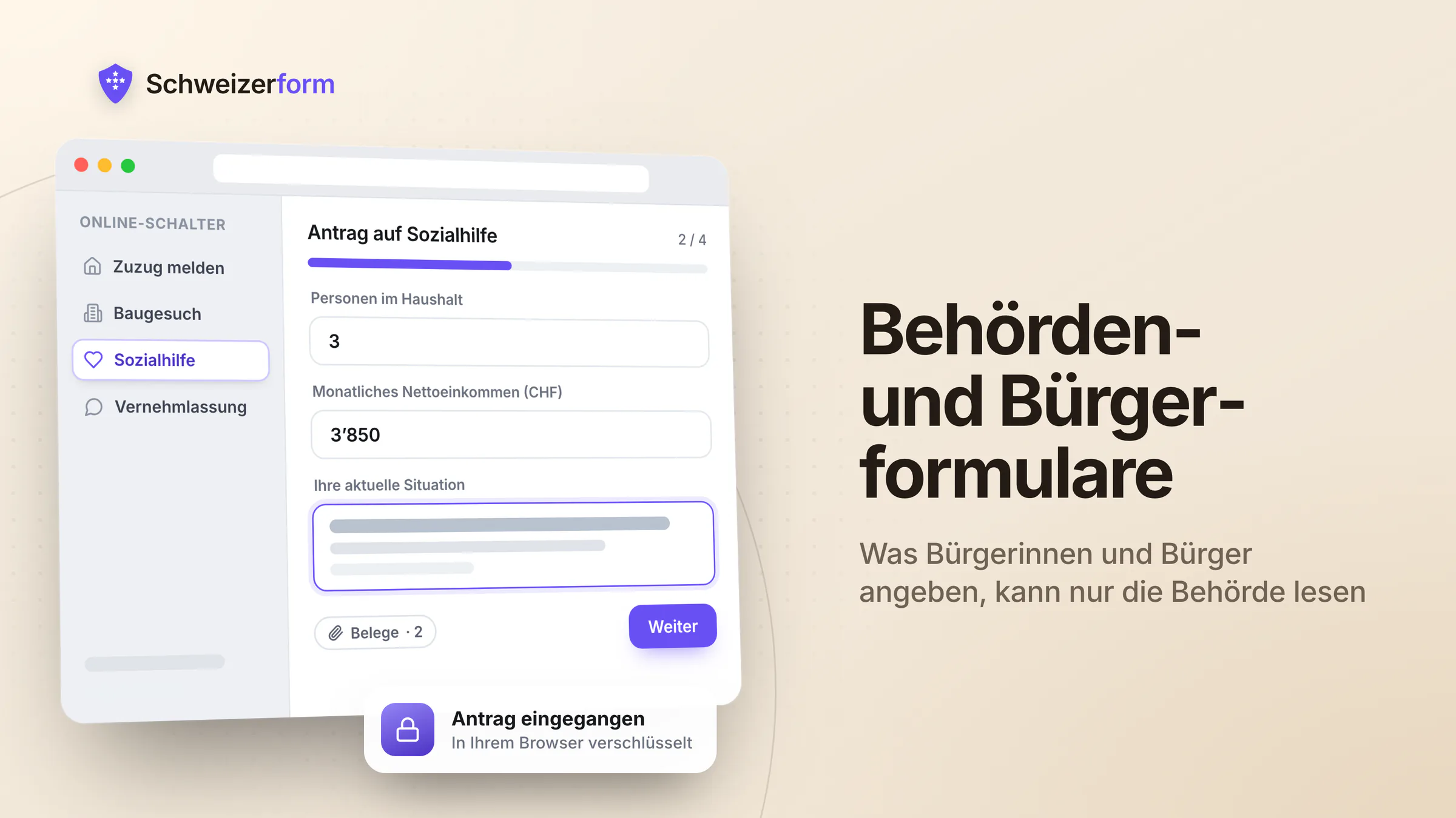 Behörden- und Bürgerformulare