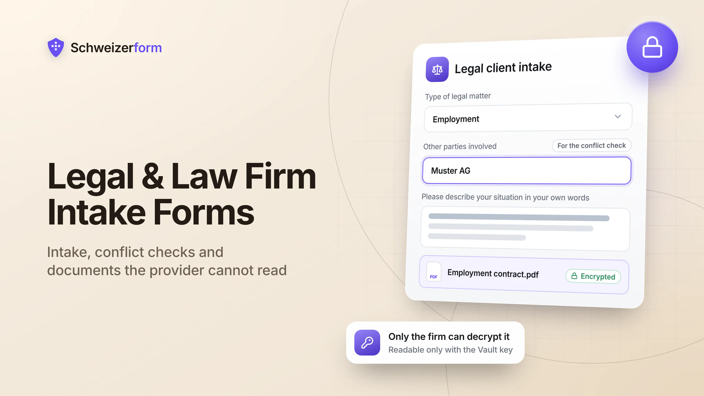 Legal & Law Firm Intake Forms