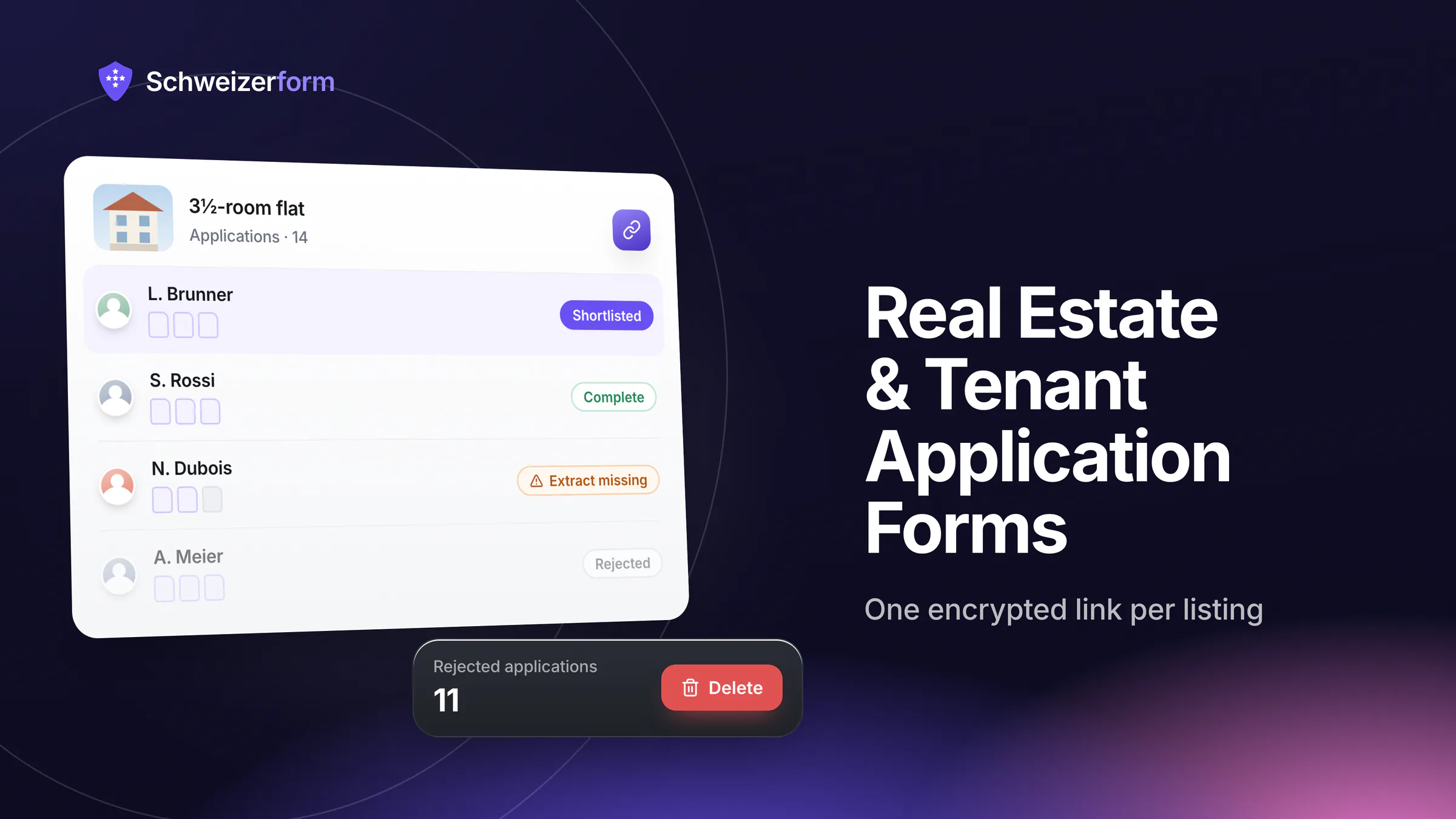 Real Estate & Tenant Application Forms