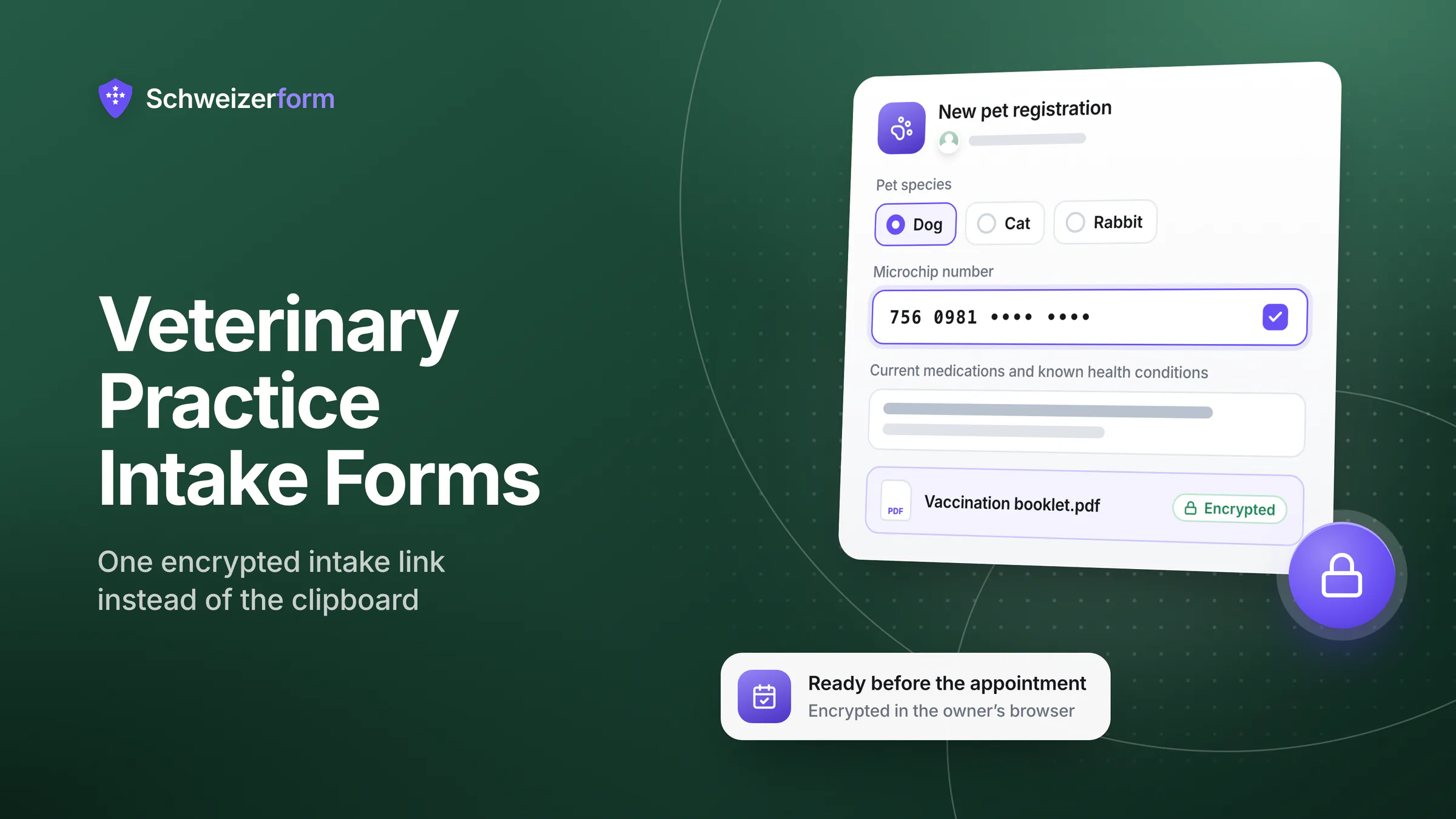 Veterinary Practice Intake Forms